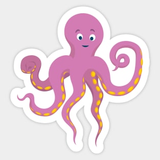 Jellyfishes and Octopus Sticker